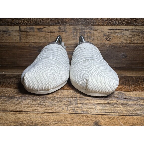 Skechers BOBS Womens Plush Golden Hour White Slip‎ On Mesh Loafer sz 10 - Picture 7 of 10